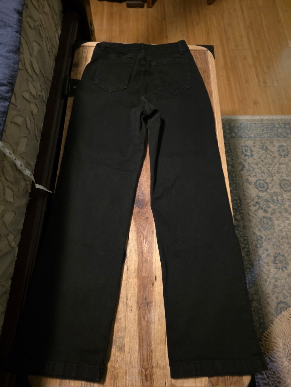 Ettelo Black Women's Wide-Leg Jeans